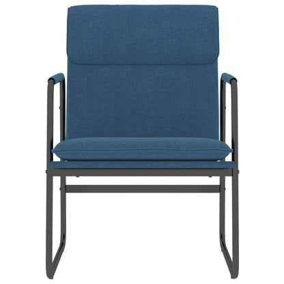 vidaXL Lounge Chair Blue 55x64x80 cm Fabric 3