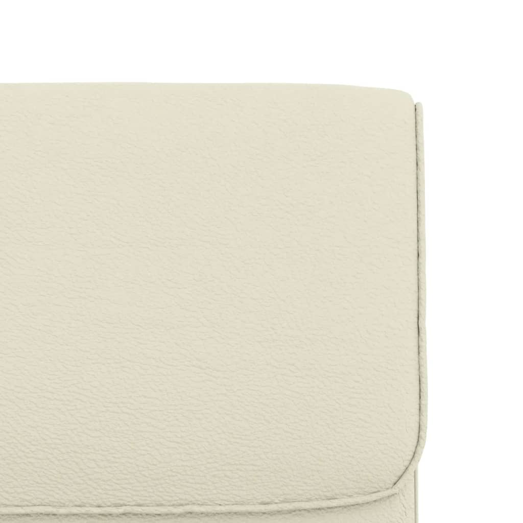 vidaXL Lounge Chair Cream 55x64x80 cm Faux Leather 6