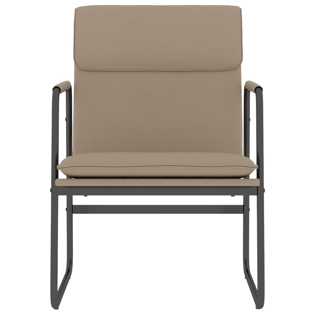 vidaXL Lounge Chair Cappuccino 55x64x80 cm Faux Leather 3