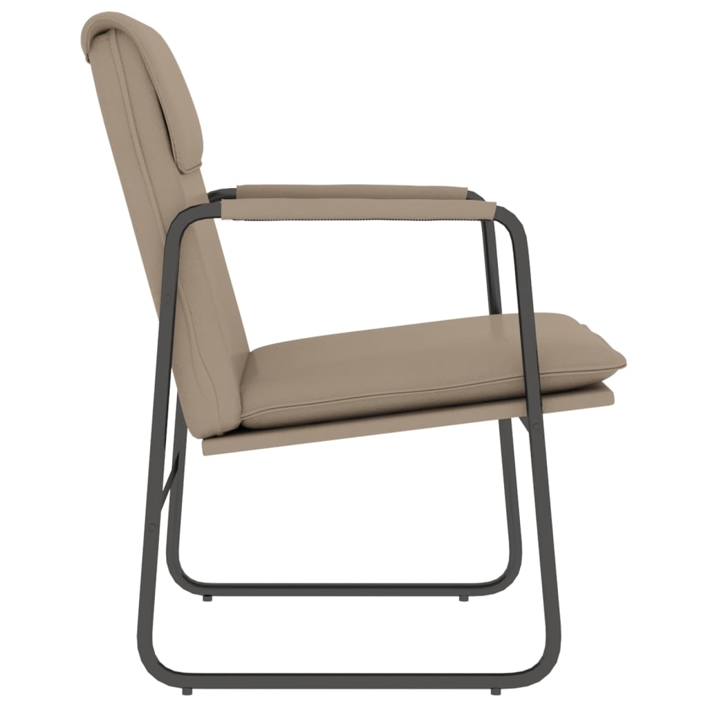 vidaXL Lounge Chair Cappuccino 55x64x80 cm Faux Leather 4