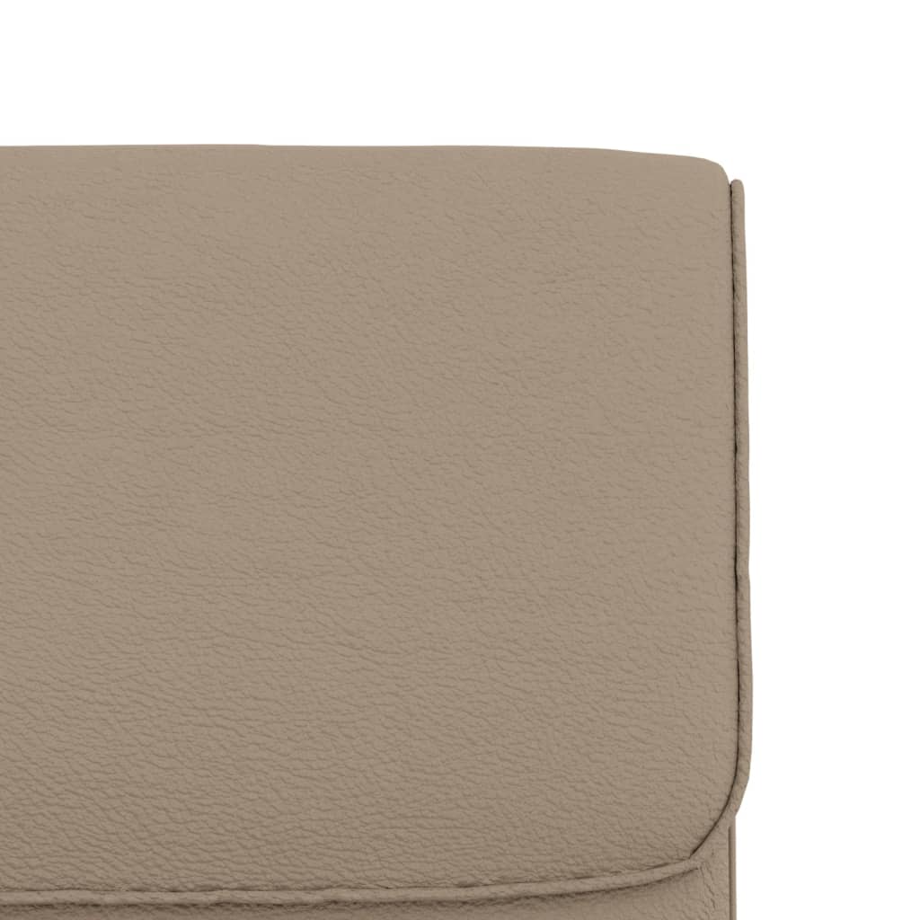 vidaXL Lounge Chair Cappuccino 55x64x80 cm Faux Leather 6