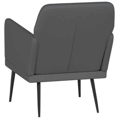 vidaXL Armchair Grey 61x78x80 cm Faux Leather 5