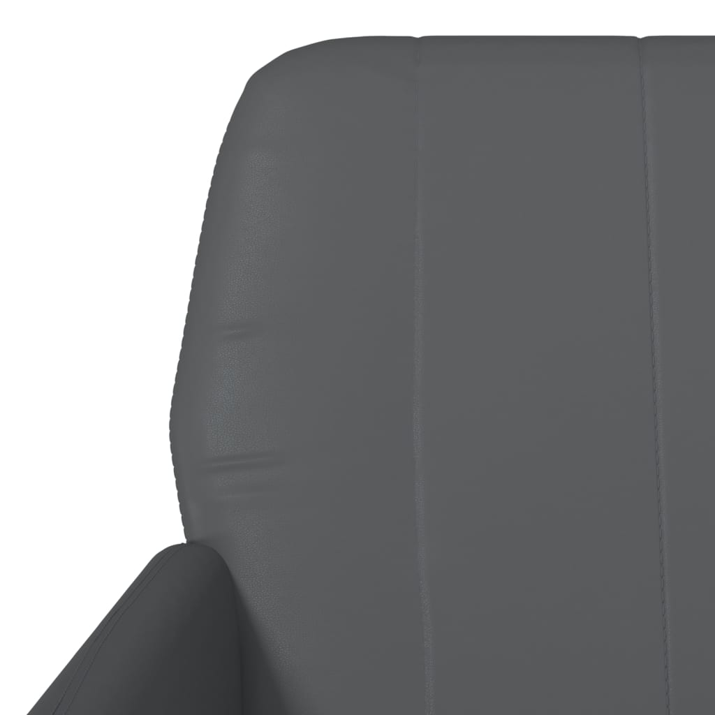 vidaXL Armchair Grey 61x78x80 cm Faux Leather 6