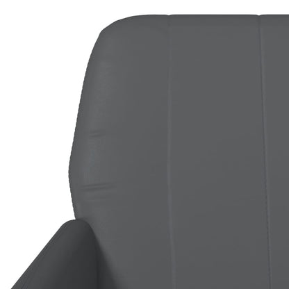 vidaXL Armchair Grey 61x78x80 cm Faux Leather 6