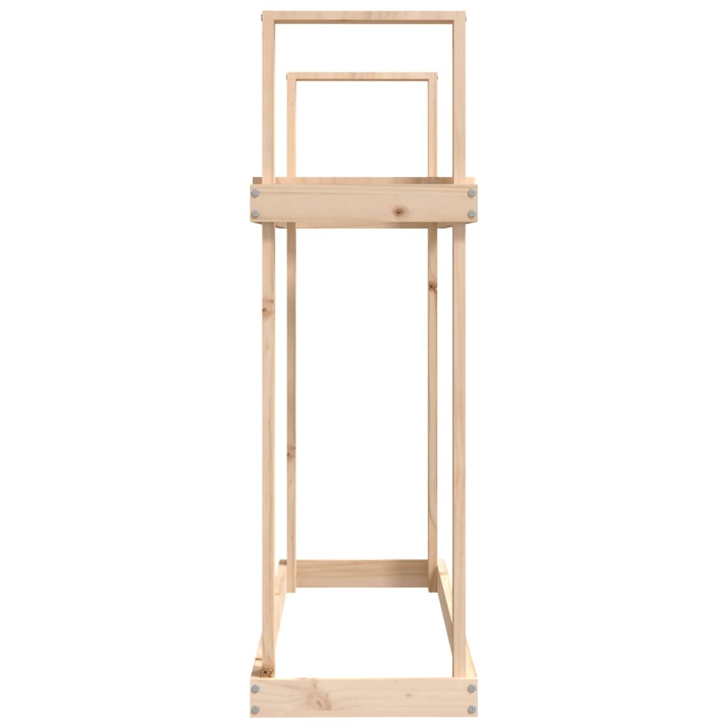 vidaXL Firewood Rack 110x35x108.5 cm Solid Wood Pine 6