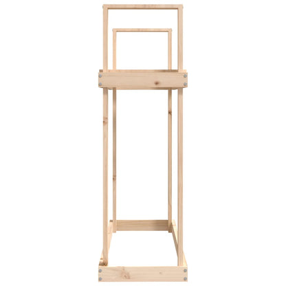 vidaXL Firewood Rack 110x35x108.5 cm Solid Wood Pine 6
