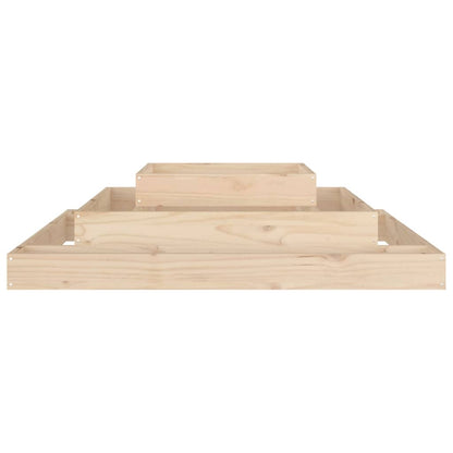 vidaXL Planter 110x110x27 cm Solid Wood Pine 5