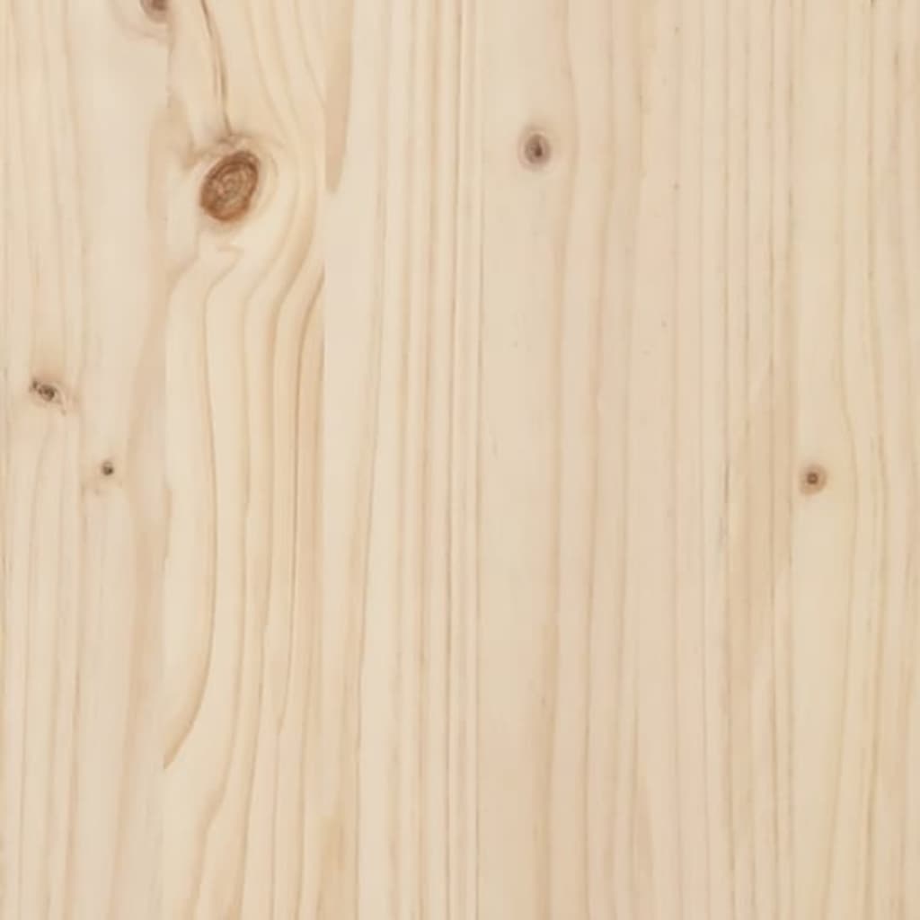 vidaXL Planter 110x110x27 cm Solid Wood Pine 6