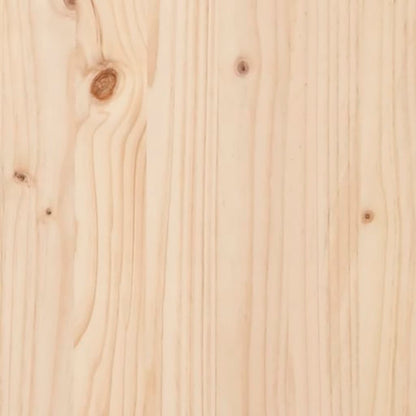 vidaXL Planter 110x110x27 cm Solid Wood Pine 6