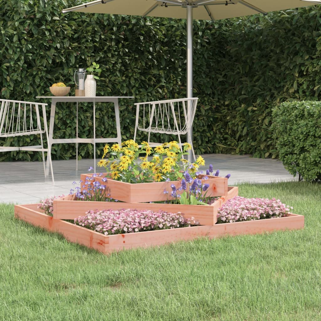 vidaXL Planter 112x112x27 cm Solid Wood Douglas 1