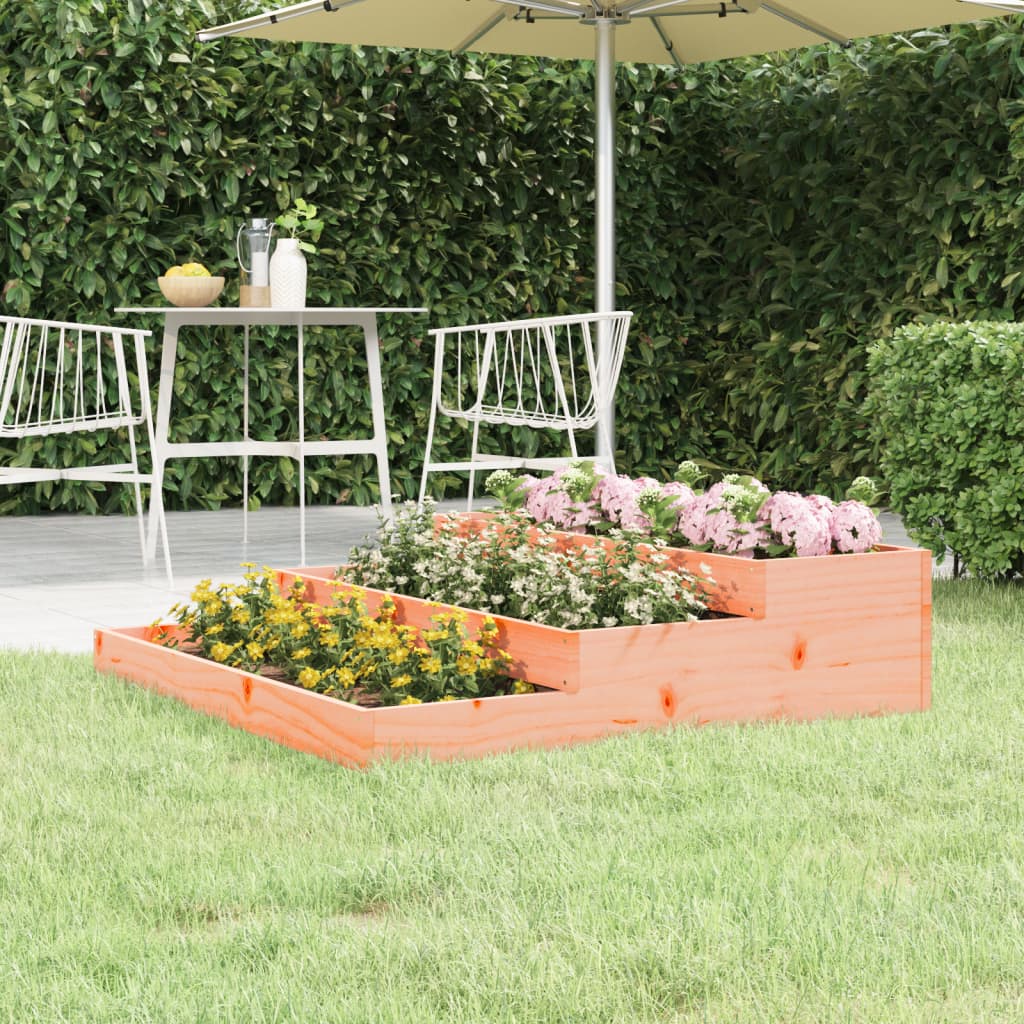 vidaXL Planter 107x107x27 cm Solid Wood Douglas 1