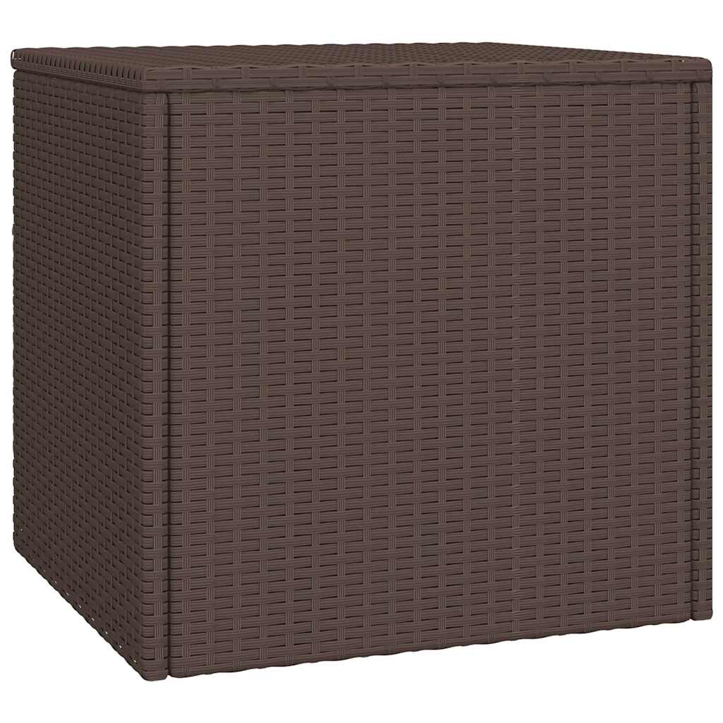 vidaXL Side Tables 3 pcs Brown Poly Rattan 3