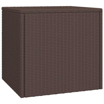 vidaXL Side Tables 3 pcs Brown Poly Rattan 3