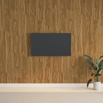 vidaXL Wall Panels Wood Look Brown PVC 2.06 m² 1