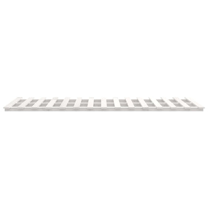 vidaXL Bed Frame without Mattress White 120x200 cm Solid Wood Pine 6