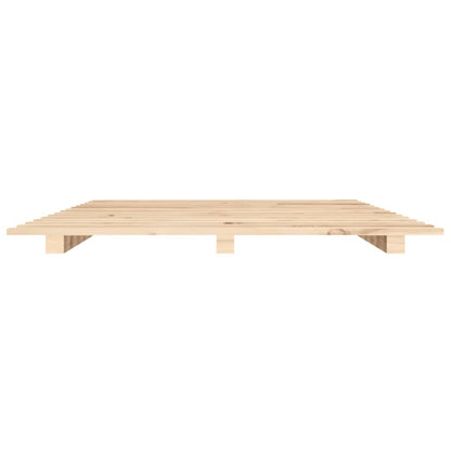 vidaXL Bed Frame without Mattress 75x190 cm Small Single Solid Wood Pine 5