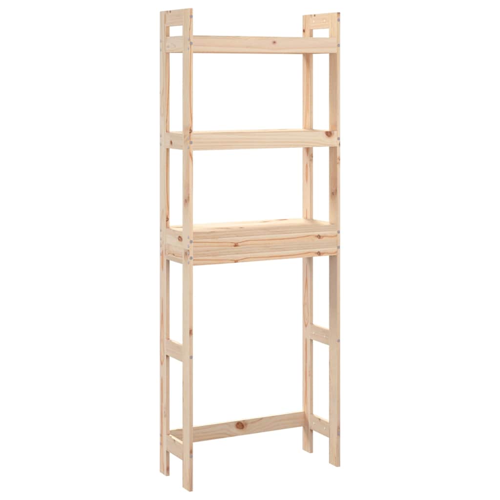 vidaXL Toilet Rack 63x26x171 cm Solid Wood Pine 2