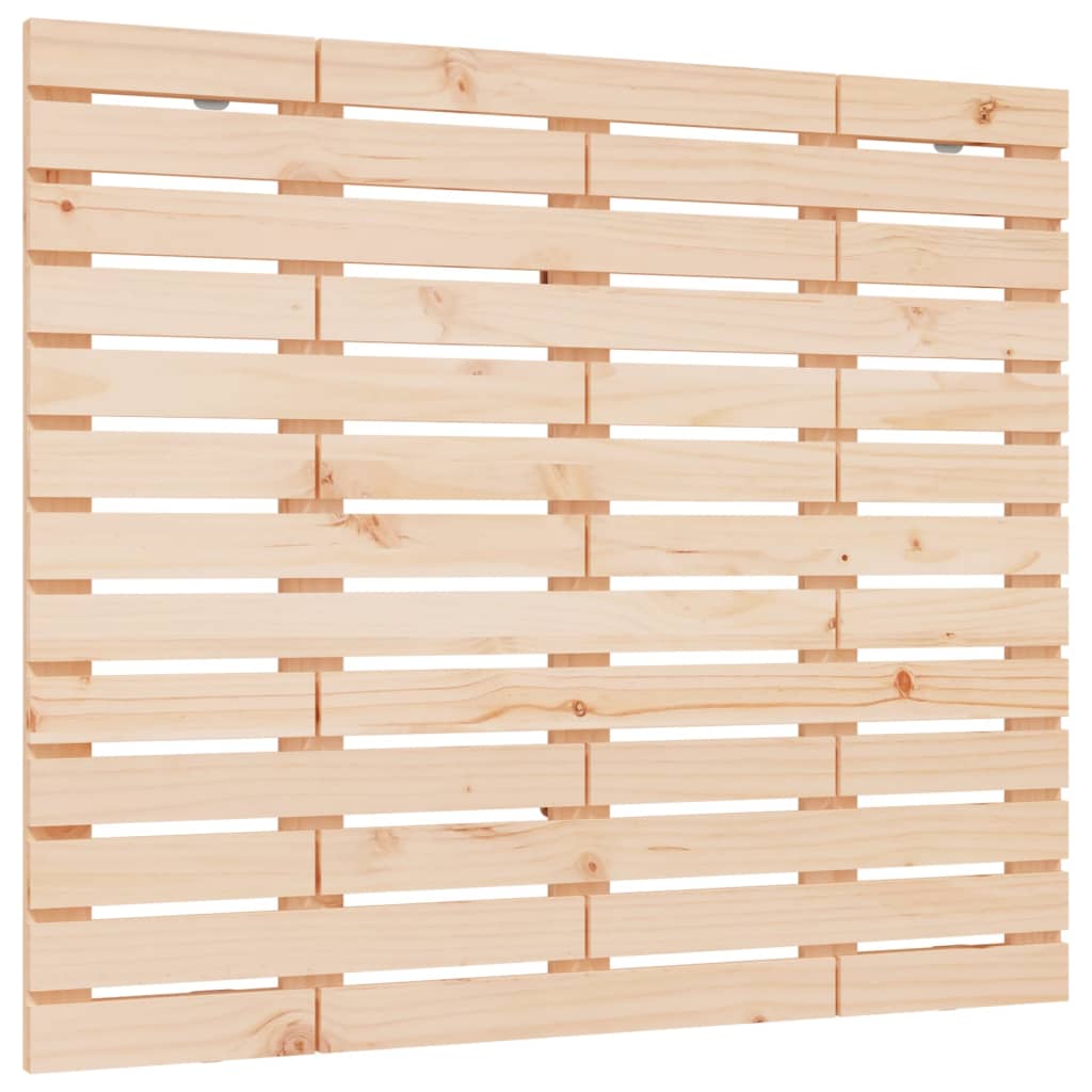 vidaXL Wall Headboard 106x3x91.5 cm Solid Wood Pine 2