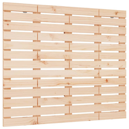 vidaXL Wall Headboard 106x3x91.5 cm Solid Wood Pine 2