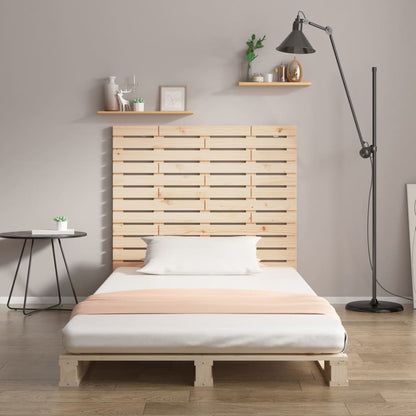 vidaXL Wall Headboard 106x3x91.5 cm Solid Wood Pine 3