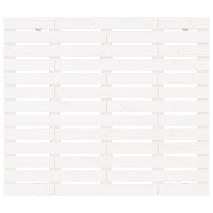 vidaXL Wall Headboard White 106x3x91.5 cm Solid Wood Pine 4