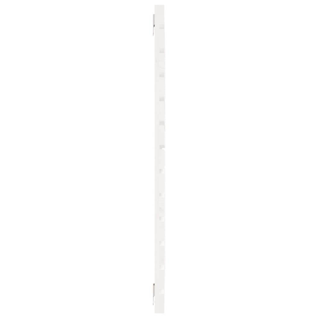 vidaXL Wall Headboard White 106x3x91.5 cm Solid Wood Pine 5
