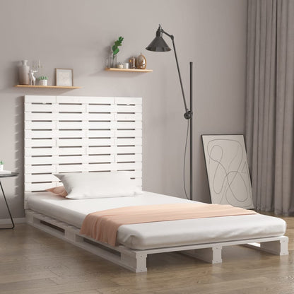 vidaXL Wall Headboard White 106x3x91.5 cm Solid Wood Pine 1