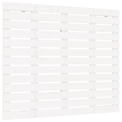 vidaXL Wall Headboard White 126x3x91.5 cm Solid Wood Pine 2