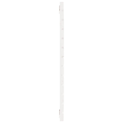 vidaXL Wall Headboard White 126x3x91.5 cm Solid Wood Pine 5