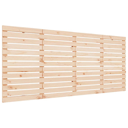 Wall Headboard 96x3x91,5 cm Solid Wood Pine Length 91.5 cm Natural 156 cm