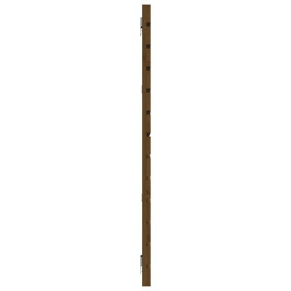 vidaXL Wall Headboard Honey Brown 156x3x91.5 cm Solid Wood Pine 5