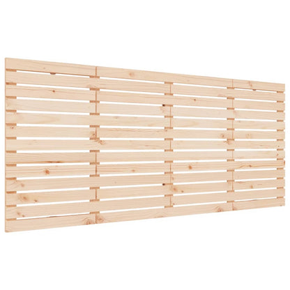 Wall Headboard 96x3x91,5 cm Solid Wood Pine Length 91.5 cm Natural 166 cm