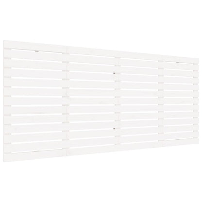 vidaXL Wall Headboard White 166x3x91.5 cm Solid Wood Pine 2