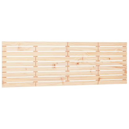 vidaXL Wall Headboard 206x3x63 cm Solid Wood Pine 2