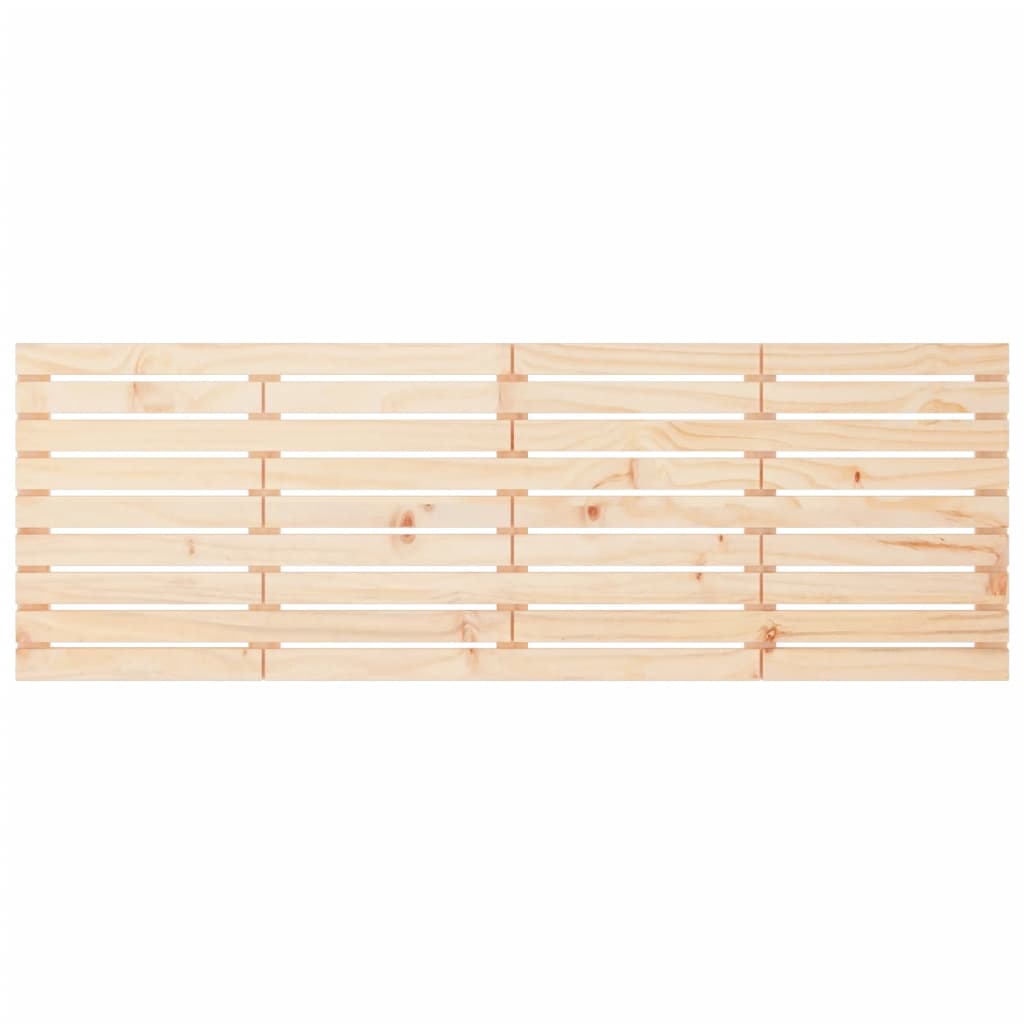 vidaXL Wall Headboard 206x3x63 cm Solid Wood Pine 4