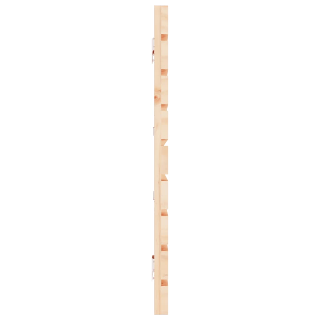 vidaXL Wall Headboard 206x3x63 cm Solid Wood Pine 5