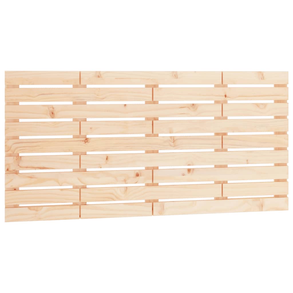vidaXL Wall Headboard 156x3x63 cm Solid Wood Pine 2