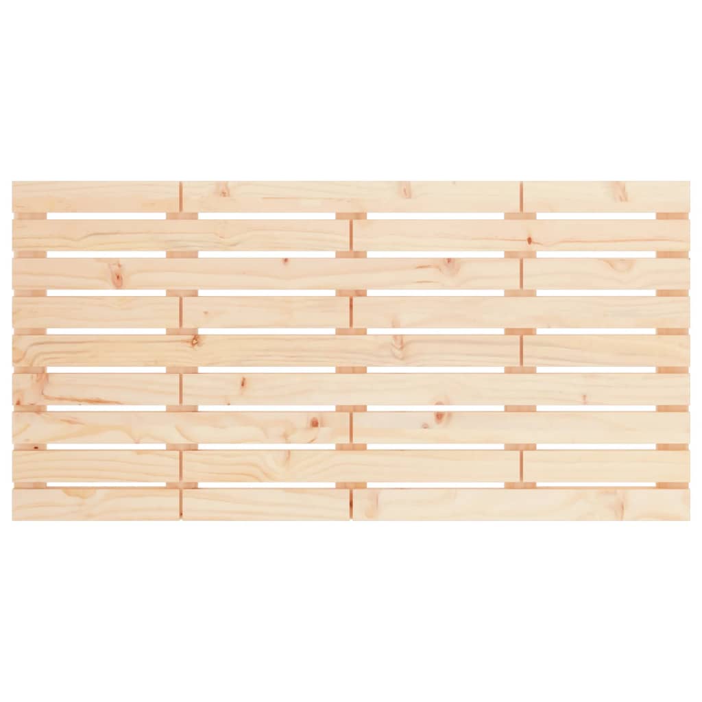 vidaXL Wall Headboard 156x3x63 cm Solid Wood Pine 4