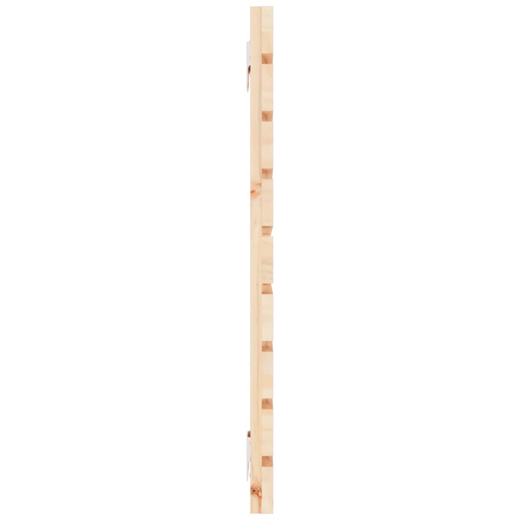 vidaXL Wall Headboard 156x3x63 cm Solid Wood Pine 5