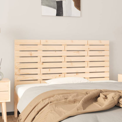 vidaXL Wall Headboard 156x3x63 cm Solid Wood Pine 1