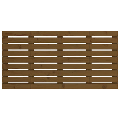vidaXL Wall Headboard Honey Brown 156x3x63 cm Solid Wood Pine 4