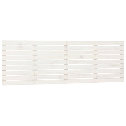 vidaXL Wall Headboard White 166x3x63 cm Solid Wood Pine 2