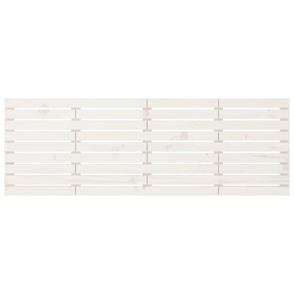 vidaXL Wall Headboard White 166x3x63 cm Solid Wood Pine 4