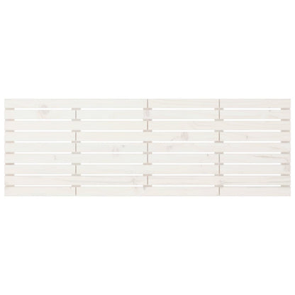 vidaXL Wall Headboard White 166x3x63 cm Solid Wood Pine 4