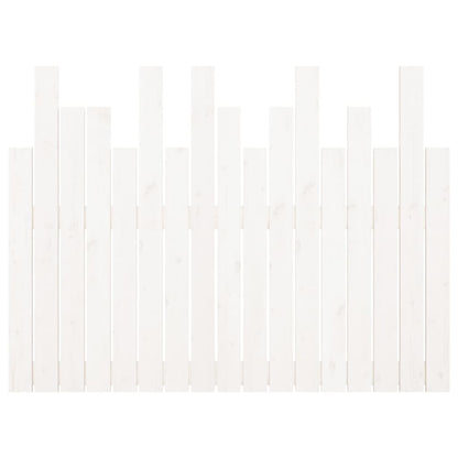 vidaXL Wall Headboard White 108x3x80 cm Solid Wood Pine 5
