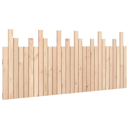 vidaXL Wall Headboard 185x3x80 cm Solid Wood Pine 2