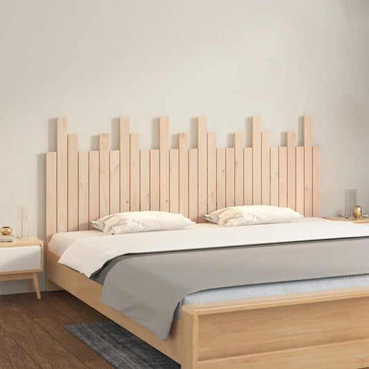 vidaXL Wall Headboard 185x3x80 cm Solid Wood Pine 1