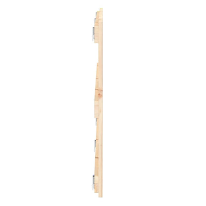 vidaXL Wall Headboard 204x3x60 cm Solid Wood Pine 5