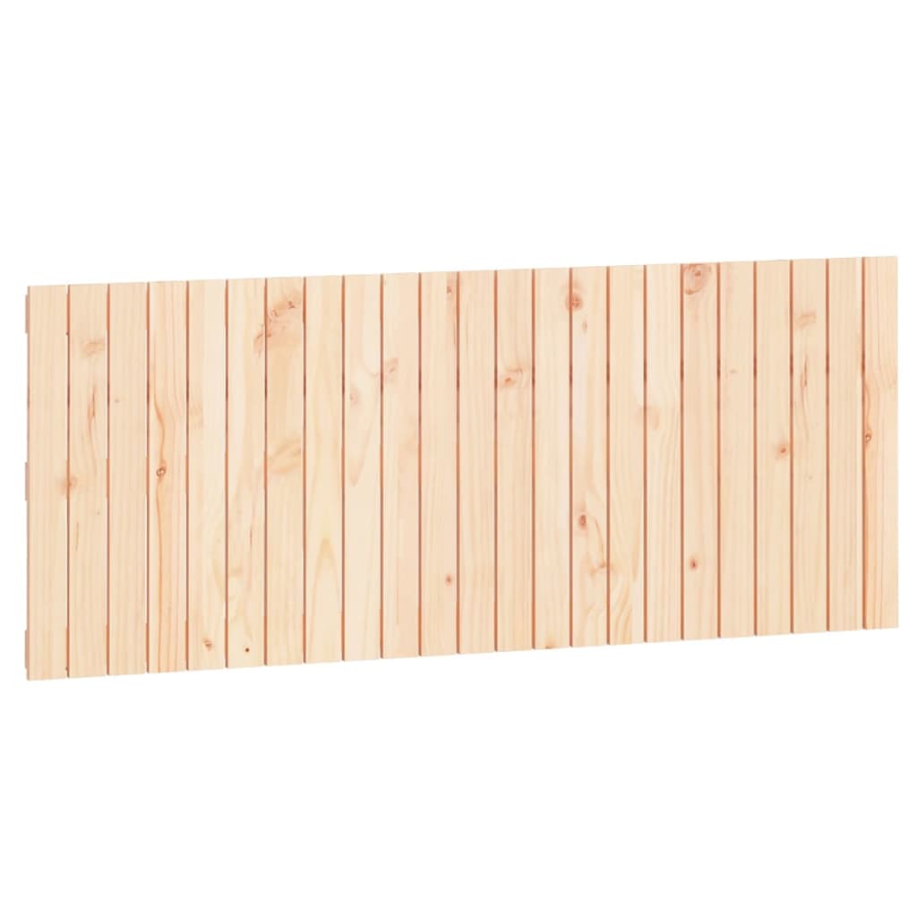 vidaXL Wall Headboard 147x3x60 cm Solid Wood Pine 2