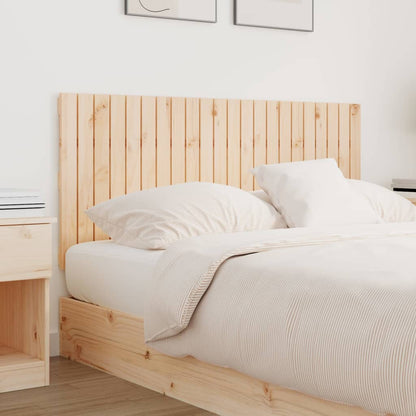 vidaXL Wall Headboard 140x3x60 cm Solid Wood Pine 3